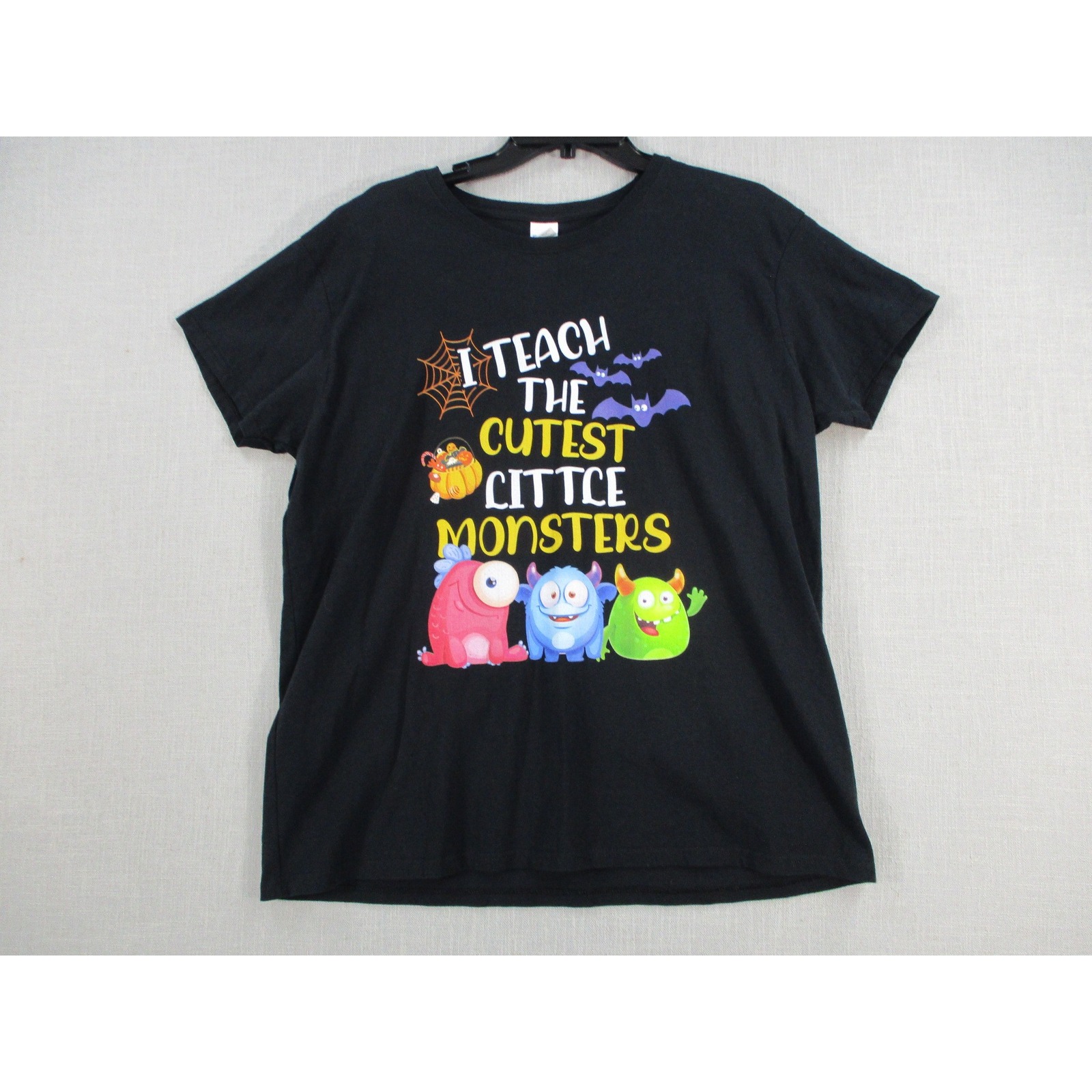 Gildan Womens Xl I Teach The Cutest Little Monsters Halloween Teacher T-Shirt